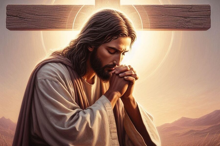 jesus praying