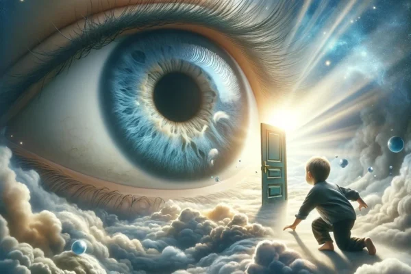 door with an eye